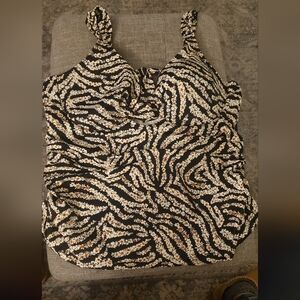 Swimsuits For All Plus Size Tankini Swim Top